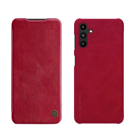 Nillkin Qin Leather Holster Case for Samsung Galaxy A13 5G red