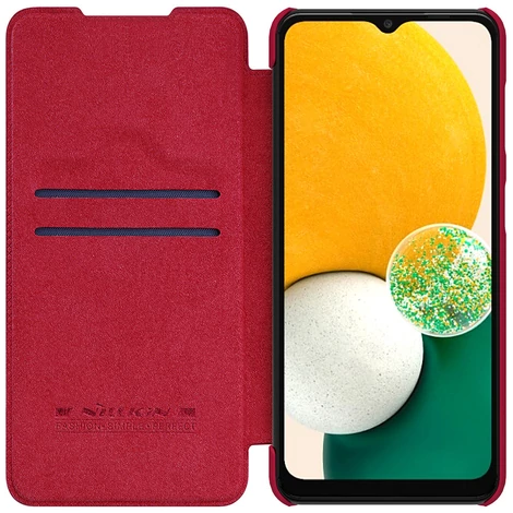 Nillkin Qin Leather Holster Case for Samsung Galaxy A13 5G red
