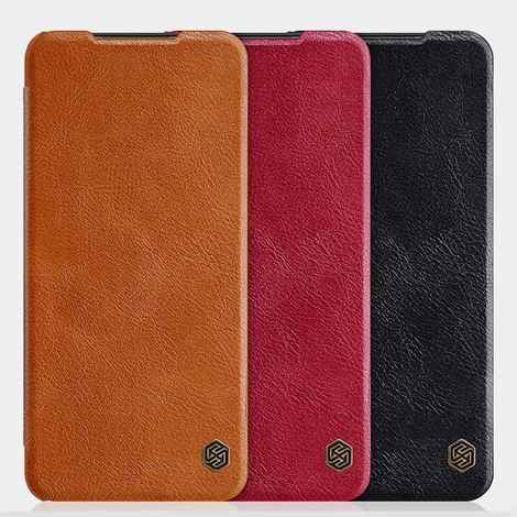 Nillkin Qin Leather Holster Case for Samsung Galaxy A13 5G red
