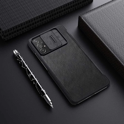 Nillkin Qin leather holster for Samsung Galaxy A73 black
