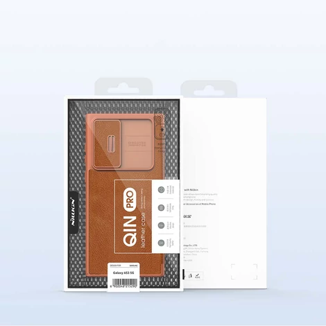 Nillkin Qin leather holster for Samsung Galaxy A53 5G black