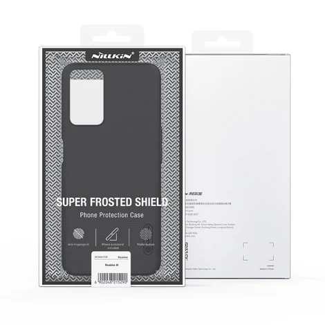 Nillkin Super Frosted Shield Reinforced Pouch Cover + Stand Realme 9i black