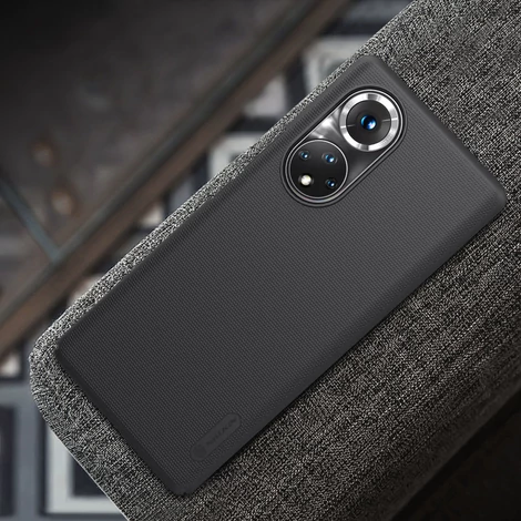 Nillkin Super Frosted Shield toughened case cover + stand Honor 50 Pro black