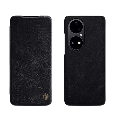 Nillkin Qin leather holster for Huawei P50 Pro black