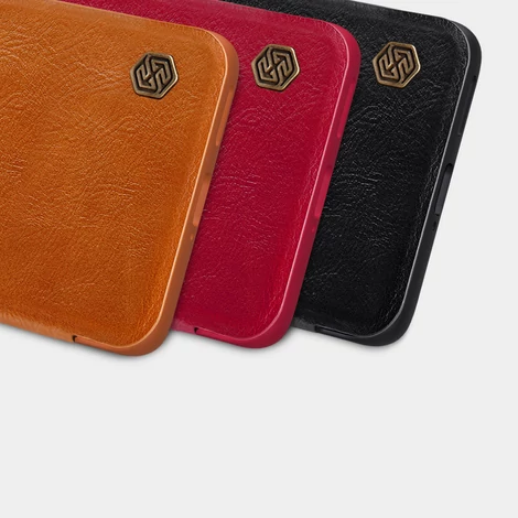 Nillkin Qin leather holster for Huawei P50 Pro black