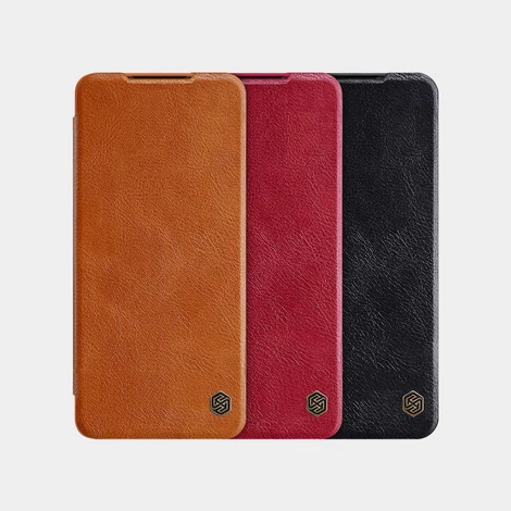 Nillkin Qin leather holster for Huawei P50 Pro black