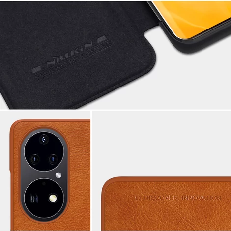 Nillkin Qin leather holster for Huawei P50 Pro black