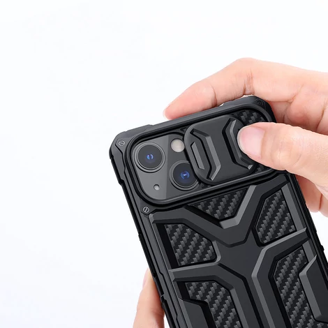 Nillkin Adventruer Case iPhone 13 case armored cover with camera cover blue