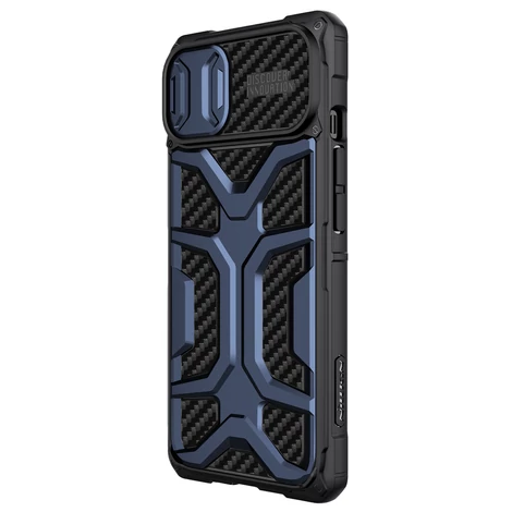 Nillkin Adventruer Case iPhone 13 case armored cover with camera cover blue