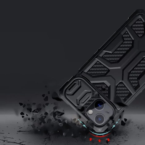 Nillkin Adventruer Case iPhone 13 case armored cover with camera cover black