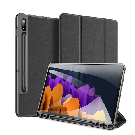 DUX DUCIS DOMO GALAXY Tab S7 / Tab S8 FEKETE