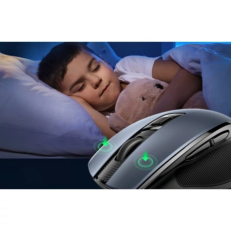 UGREEN Vezeték nélküli Egér 2.4 GHz (Fekete)