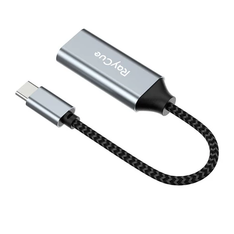 RayCue USB-C – HDMI 4K60Hz adapter (szürke)