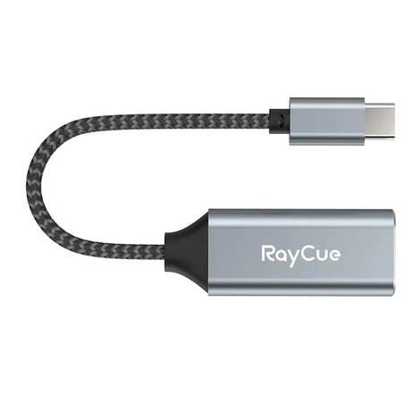 RayCue USB-C – HDMI 4K60Hz adapter (szürke)