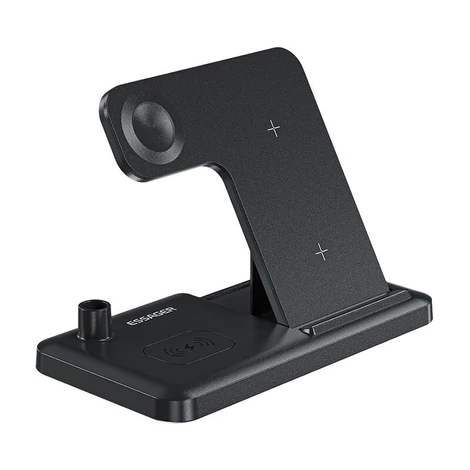 Essager Vezeték nélküli töltő 4w1 15W PD (fekete)