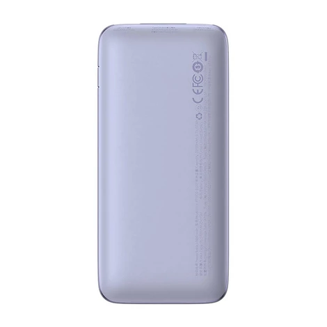 Baseus Bipow Pro Powerbank 10000mAh, 2xUSB, USB-C, 20W (lila)