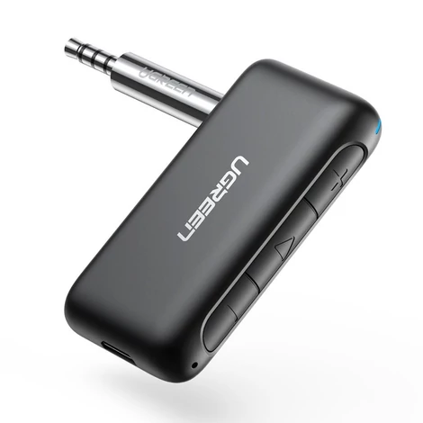 Ugreen Bluetooth autós audio adapter AUX mini jack - fekete (70303)