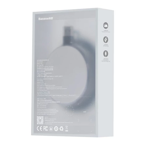 Baseus Jelly Qi vezeték nélküli töltő 15 W + USB - C típusú USB kábel