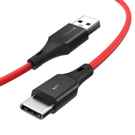 USB-C kábel BlitzWolf BW-TC14 3A 1m (piros)