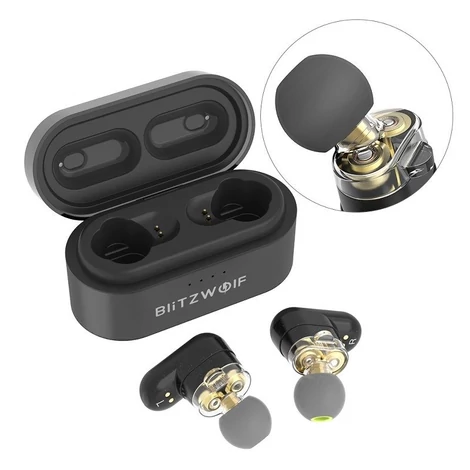 Blitzwolf BW-FYE7 TWS vezeték nélküli fülhallgató bluetooth 5.0 töltődobozzal