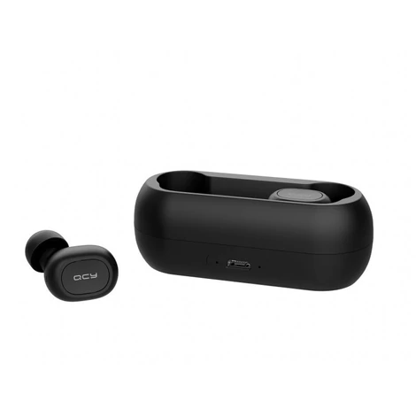 QCY T1C TWS vezeték nélküli bluetooth 5.0 fülhallgató (fekete)