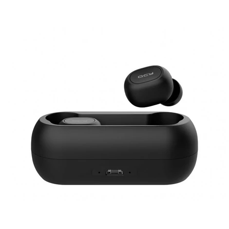 QCY T1C TWS vezeték nélküli bluetooth 5.0 fülhallgató (fekete)