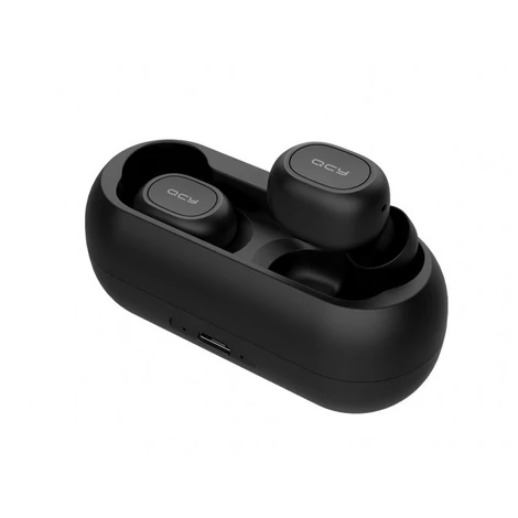 QCY T1C TWS vezeték nélküli bluetooth 5.0 fülhallgató (fekete)