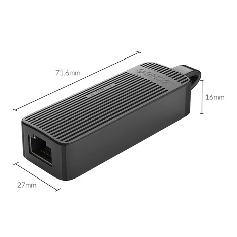 ORICO USB - RJ45 hálózati adapter (fekete)