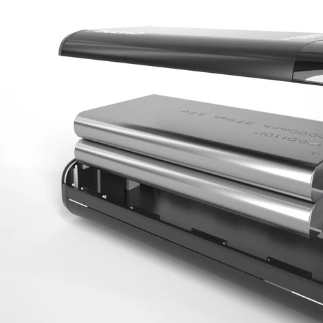 Dudao Power Bank 4x USB 30000mAh, 4A, kijelzővel, fehér (K8Max white)