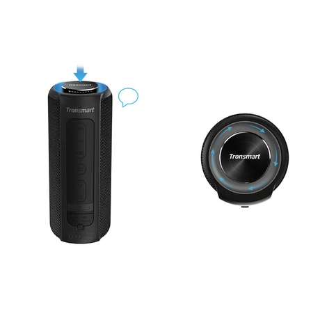Tronsmart T6 Plus hordozható vezeték nélküli Bluetooth 5.0 hangszóró 40W fekete (349452)