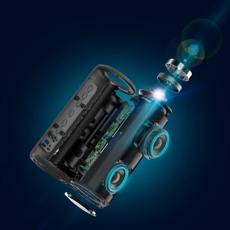 Tronsmart T6 Plus hordozható vezeték nélküli Bluetooth 5.0 hangszóró 40W fekete (349452)