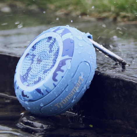 Tronsmart Splash hordozható vízálló vezeték nélküli Bluetooth 4.2 hangszóró 7W fekete (244773)