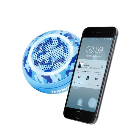 Tronsmart Splash hordozható vízálló vezeték nélküli Bluetooth 4.2 hangszóró 7W fekete (244773)