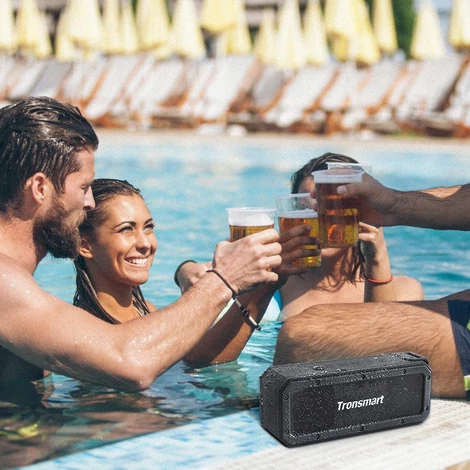 Tronsmart Element Force + 40 W Bluetooth 5.0 NFC vezeték nélküli hangszóró fekete (322485)