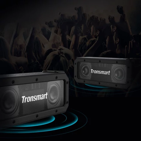 Tronsmart Element Force + 40 W Bluetooth 5.0 NFC vezeték nélküli hangszóró fekete (322485)