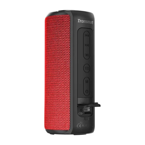 Tronsmart T6 Plus hordozható vezeték nélküli Bluetooth 5.0 hangszóró 40W piros (349454)