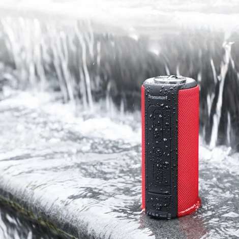 Tronsmart T6 Plus hordozható vezeték nélküli Bluetooth 5.0 hangszóró 40W piros (349454)