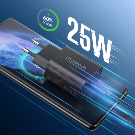 Choetech Fast PPS Power Delivery 25W 3A fali töltő (PD6003-EU)