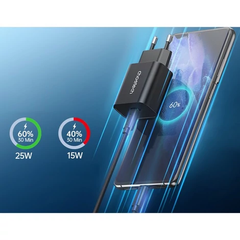 Choetech Fast PPS Power Delivery 25W 3A fali töltő (PD6003-EU)