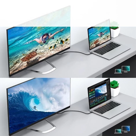 Choetech gyorstöltő kábel USB Type C - USB Type C 3.1 Gen 2 100W Power Delivery, 2m, fekete (XCC-1007)