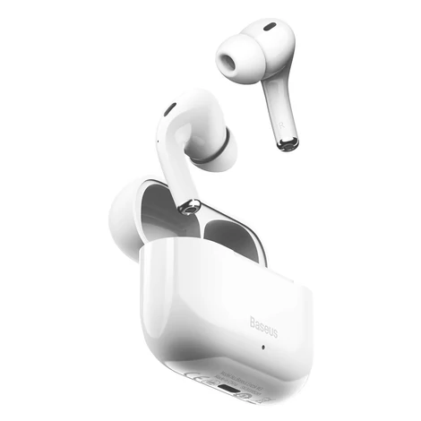 Baseus Encok W3 vezeték nélküli fülhallgató, Bluetooth 5.0 (fehér)