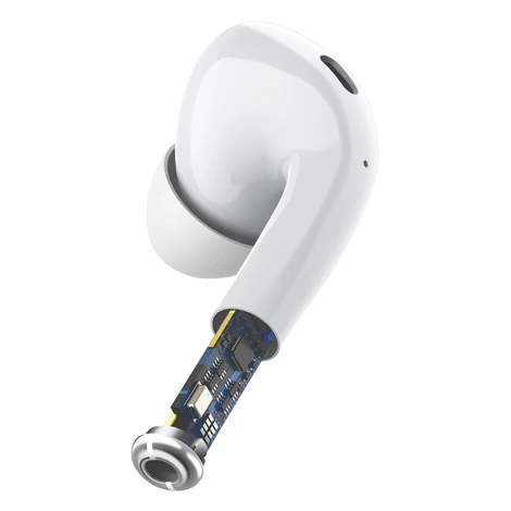 Baseus Encok W3 vezeték nélküli fülhallgató, Bluetooth 5.0 (fehér)