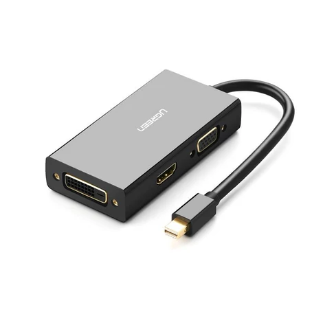 Ugreen MD114 Mini DisplayPort- HDMI / VGA / DVI adapter (fekete)