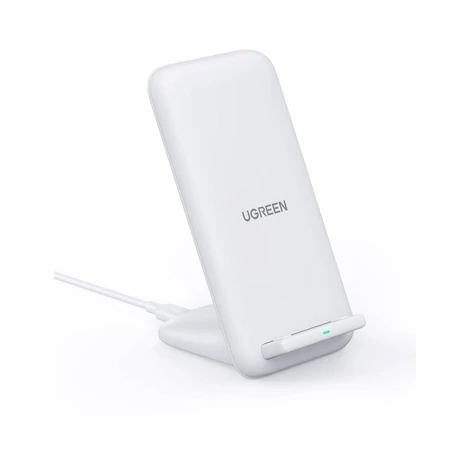 Vezeték nélküli töltő UGREEN CD221, 15W (fehér)