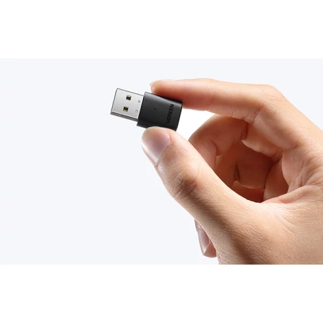 UGREEN CM390 Bluetooth 5.0 USB adapter PC-hez (fekete)