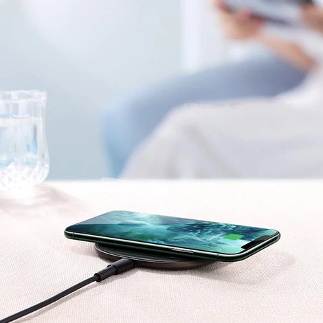 Joyroom vezeték nélküli Qi töltő 15 W fekete (JR-A23)