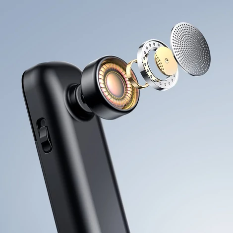 Joyroom Headset Single vezeték nélküli Bluetooth 5.0 fülhallgató autóhoz, fehér (JR-B01)