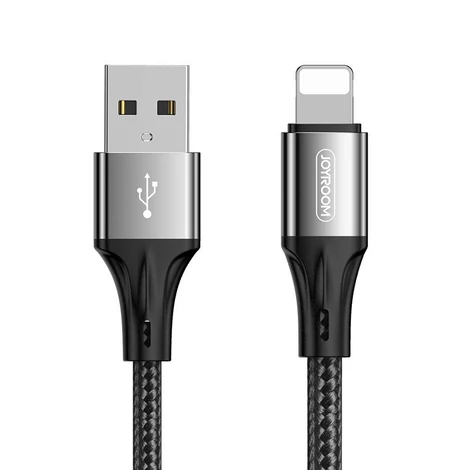 Joyroom USB - Lightning kábel, 3 A, 1 m, fekete (S-1030N1)