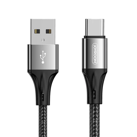 Joyroom USB - USB Type C kábel, 3 A, 1 m, fekete (S-1030N1)