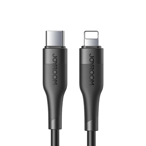 Joyroom gyors töltő USB-C - Lightning kábel, Power Delivery, 2,4 A, 20 W, 1,2 m, fekete (S-1224M3)